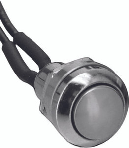 Harddrive - Mini Push Button Switch Chrome - 370314