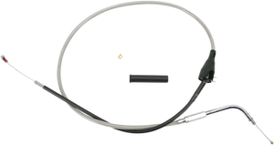 Drag Specialties - Idle Cable - Cruise - 44" - Braided - Stainless Braided Idle Cable - 5343200B