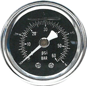 Harddrive - Oil Pressure Gauge 60psi Black - 169700