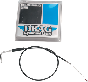 Drag Specialties - Idle Cable - 37-9/10" - Vinyl - Black Vinyl Throttle/Idle Cable - 4341600B Drag Specialties - Idle Cable - 37-9/10" - Vinyl - Black Vinyl Throttle/Idle Cable - 4341600B