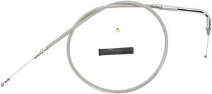 Drag Specialties - Idle Cable - 50" - Braided - Stainless Braided Idle Cable - 5342150B