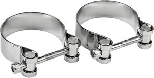 Harddrive - Exhaust End Clamps 48-65 Panhead 54mm - 14-0523