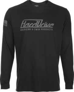 Harddrive - Long Sleeve Black/grey 3x - 800-02053X