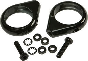 Harddrive - Turnsignal Clamps 49mm Pr Black - 41-040BK
