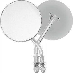 Harddrive - 4" Round Mirror Chrome Left Side - 153082 Harddrive - 4" Round Mirror Chrome Left Side - 153082