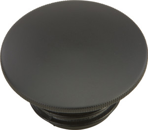 Harddrive - Gas Cap Screw-in Smooth Vented Matte Black `96-20 - 12572