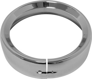 Harddrive - Frenched Headlight Trim Ring Chrome 7 Clamp Style - 38-049