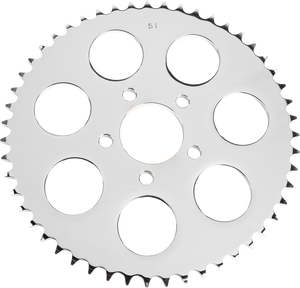 Harddrive - Chrome Rear Sprocket 51t Big Twin 00-13 - 201654