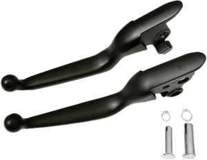 Harddrive - Smooth Lever Set `18-up St Matte Black - 53579