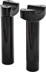 Harddrive - H-bar Risers 5-1/2"  Straight Black - 04-574