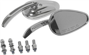 Harddrive - Mirrors Chrome Tapered Chrome - 18-130 Harddrive - Mirrors Chrome Tapered Chrome - 18-130