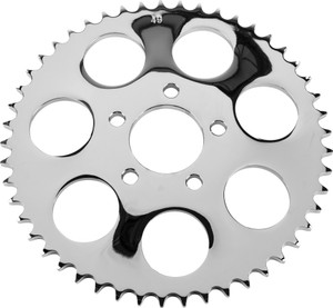 Harddrive - Chrome Rear Sprocket 49t Dished Big Twin 00-13 - 201658