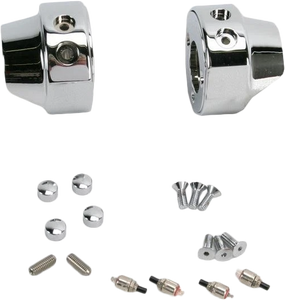 Hawg Halters Inc - 2btn Switch Housing Assm Chrome - HSHA-2C-LR