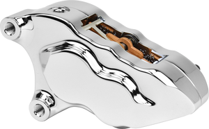 Hawg Halters Inc - 4 Piston Front Caliper L/h Chrome W/ 11.8" Rotor - LHSCC5018 Hawg Halters Inc - 4 Piston Front Caliper L/h Chrome W/ 11.8" Rotor - LHSCC5018
