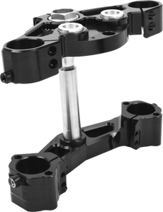 Hawg Halters Inc - Dominator Tree Set Stock Repl Black Flt 14-up 49mm - 49FLAR3-SR14