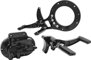 Hawg Halters Inc - Mid-cntrl Kit Cbl Clutch Black Flh 21-up - MCK-FC21AS-FK Hawg Halters Inc - Mid-cntrl Kit Cbl Clutch Black Flh 21-up - MCK-FC21AS-FK