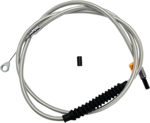 La Choppers - Clutch Cable - 18" - 20" Ape Hanger Handlebars - Stainless Steel - Stainless Steel Braided Clutch Cable - LA-8010C19