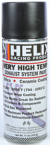 Helix - Very High Temp Exhaust System Paint Flat Black 11oz - 165-1020