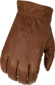Highway 21 - Louie Perforated Gloves Brown 4x - 489-00514X