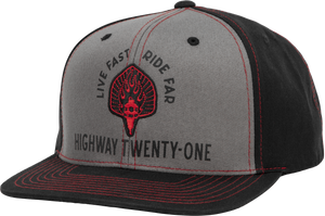 Highway 21 - Ranger Hat Black/grey - 489-2008
