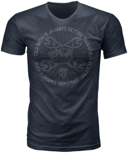 Highway 21 - Old Iron Tee Midnight Navy Md - 489-2005M