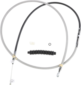 Drag Specialties - Clutch Cable - Braided - High-Efficiency Braided Stainless Steel Clutch Cable - 5322414HE