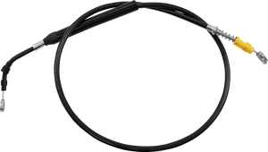 La Choppers - Clutch Cable - 15" - 17" Ape Hanger Handlebars - Midnight - Midnight Braided Clutch Cable  - LA-8056C16M