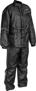 Highway 21 - 2 Piece Rain Suit Black Md - 489-4000M