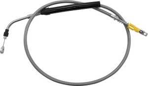 La Choppers - Clutch Cable - 12" - 14" Ape Hanger Handlebars - Stainless Steel - Stainless Steel Braided Clutch Cable - LA-8058C13 La Choppers - Clutch Cable - 12" - 14" Ape Hanger Handlebars - Stainless Steel - Stainless Steel Braided Clutch Cable - LA-8058C13