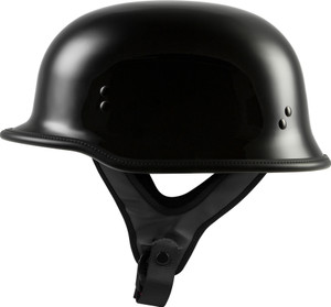 Highway 21 - 9mm German Beanie Helmet Gloss Black Xs - H77-1000XS