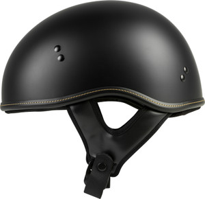 Highway 21 - .357 Solid Half Helmet Matte Black Lg - F77-1101L Highway 21 - .357 Solid Half Helmet Matte Black Lg - F77-1101L