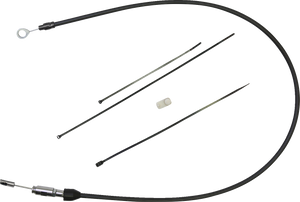 Drag Specialties - Clutch Cable - Upper - 42" - Black/Black - Upper Clutch Cable - 6323408HE
