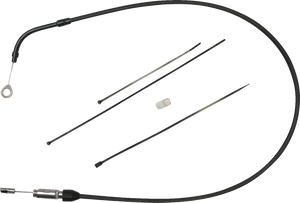 Drag Specialties - Clutch Cable - Upper - Bent Tube - 45" - Black/Black - Upper Clutch Cable - 6323506HE
