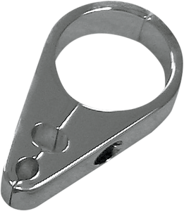 Drag Specialties - Cable Clamp - Throttle/Idle/Brake - 1-1/8" - Chrome - Cable Clamp - 0658-0036