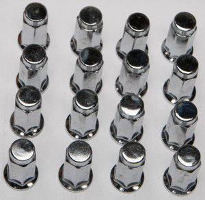 Itp - 16/pk 3/8"-24 Flat Base Chrome Lug Nuts - ALUG11BX Itp - 16/pk 3/8"-24 Flat Base Chrome Lug Nuts - ALUG11BX