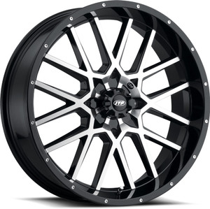 Itp - Hurricane Black/machined 18x6.5 4/137 4 + 2.5 (+10mm) - 1822515546B Itp - Hurricane Black/machined 18x6.5 4/137 4 + 2.5 (+10mm) - 1822515546B