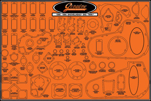 James Gaskets - Gasket Display Board - 99000-SHVL James Gaskets - Gasket Display Board - 99000-SHVL