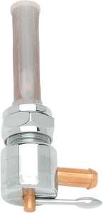 Drag Specialties - Forward Round Petcock - Chrome - Fuel Petcock - 03-0074L