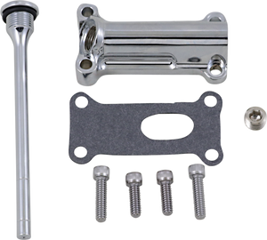 Drag Specialties - Engine Oil Spout Kit - Chrome - Engine Oil Spout - 323055