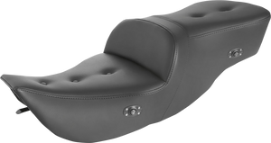 Saddlemen - Pillow Top Roadsofa Seat - Heated - Black - Heated Roadsofa Pillow Top Seat - 897-06-181HCT