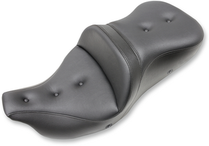 Saddlemen - Extended Reach Road Sofa Seat - Pillow Top - Heated - without Backrest - '08-'23 FL - Extended Reach Road Sofa  Seat - 808-07B-183HCT Saddlemen - Extended Reach Road Sofa Seat - Pillow Top - Heated - without Backrest - '08-'23 FL - Extended Reach Road Sofa  Seat - 808-07B-183HCT
