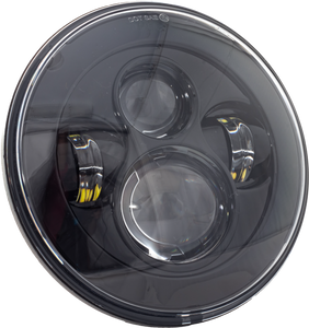 Letric Lighting Co - 7" Headlight Black W/ Mnt Adapter - LLC-LH-7B