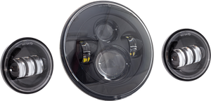 Letric Lighting Co - 7" Led Hdlgt Pass Lamp Kit Blk W/ Mnt Adapter - LLC-LHK-7B Letric Lighting Co - 7" Led Hdlgt Pass Lamp Kit Blk W/ Mnt Adapter - LLC-LHK-7B