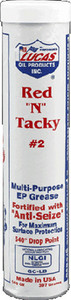 Lucas - Red 'n' Tacky #2 Grease 14.5oz Cartridge - 10005-30 Lucas - Red 'n' Tacky #2 Grease 14.5oz Cartridge - 10005-30