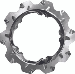 Lyndall Brakes - High Carbon Steel Perimeter Rotor Chrome 11.8" - 2003-1022