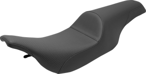 Saddlemen - Profiler Basket-weave Seat - Black - Profiler Basket-weave Seat - 897-07-147