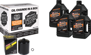Maxima - V-twin Quick Change Kit Evo Mineral Black Filter - 90-069014PB Maxima - V-twin Quick Change Kit Evo Mineral Black Filter - 90-069014PB
