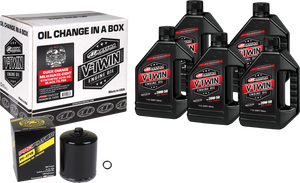 Maxima - V-twin Quick Change Kit Syn M8 Black Filter - 90-129015PB Maxima - V-twin Quick Change Kit Syn M8 Black Filter - 90-129015PB