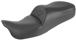 Saddlemen - RoadSofa Seat - Without Backrest - Black w/Black Stitching - Trikes - RoadSofa Seat for Trikes - 808-07B-187T