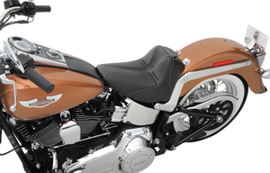 Saddlemen - Seat - Dominator Solo - Stitched - Black w/ Gray Stitching - Dominator Solo Seat - 806-15-0042